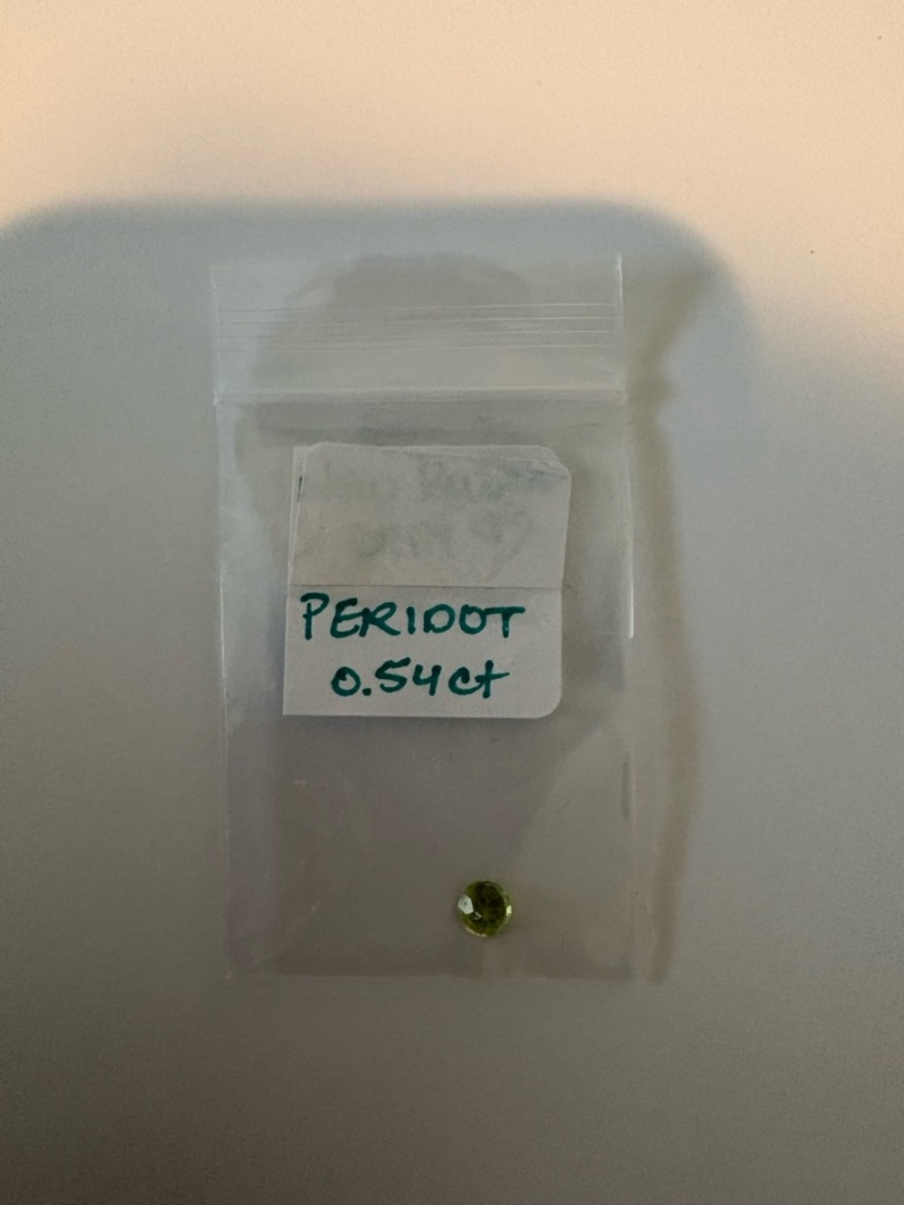 Peridot Round Faceted Gemstone - Green